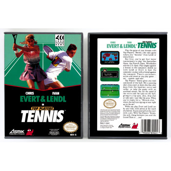 Crhis Evert and Ivan Lendl in Top Players Tennis